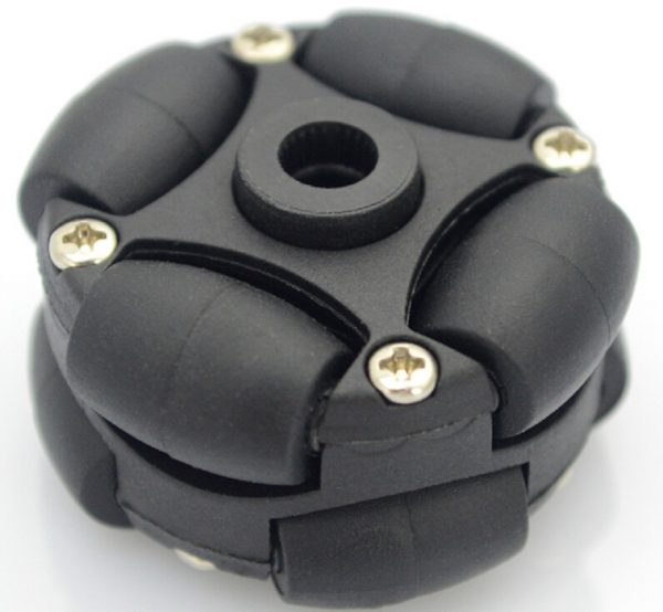 Omni Wheels 38mm 1.5 inch Double Plastic with 4mm Coupling