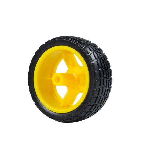 65mm Rubber Wheels Compatible with TT Motor