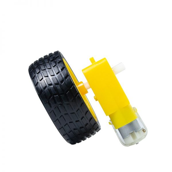 65mm Rubber Wheels Compatible with TT Motor