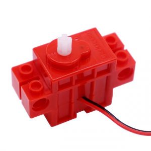Programmable DC Motor Building Block 70 RPM for Microbit Robot Compatible with Lego