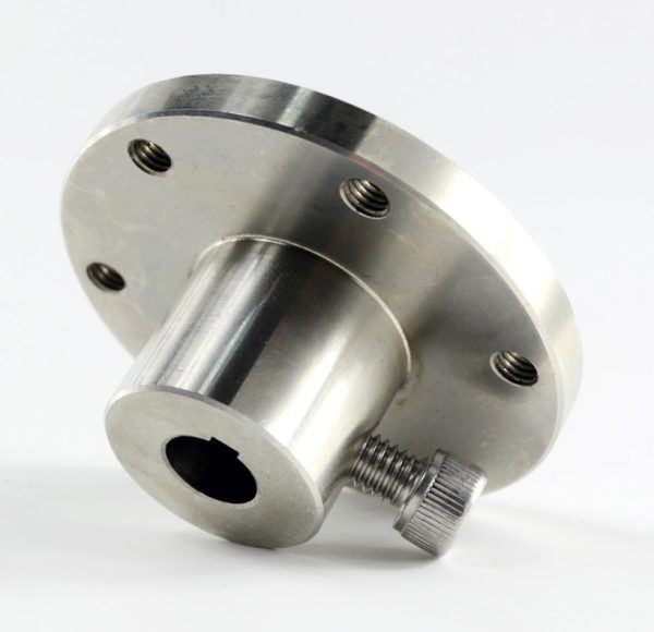 CasterBot 10mm Coupling with Keyway CB18029 Stainless Steel Key Hub for Mecanum Wheels
