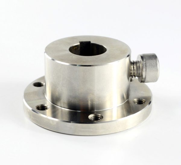 CasterBot 16mm Keyway Coupling CB18031 Stainless Steel Key Hub for Mecanum Wheels