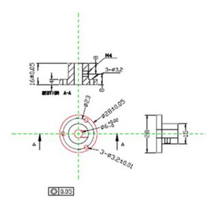 6 mm Aluminum Coupling Hub CB18021 for CB14144 60mm Mecanum Wheels