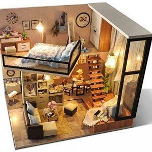 DIY Dollhouse Kit UniHobby Wooden DIY Miniature Dollhouse